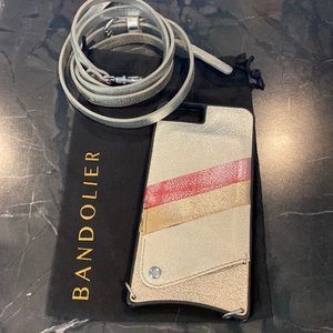 Bandolier IPhone 11 Pro Max leather crossbody wallet case